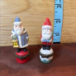 🐈‍⬛ Midwest of Cannon Falls Old World Santa trinket boxes (2piece)
